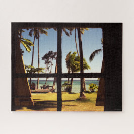 Quebra-cabeça Cena de praia tropical Fiji 16x20 jpcnm 520pc