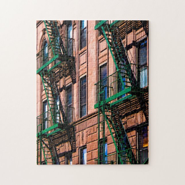 Quebra-cabeça Cena de Rua de Nova York. (Vertical)