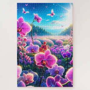 Quebra-cabeça Cena Orquídea