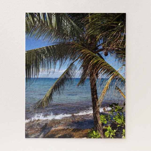 Quebra-cabeça Cenário de Praia Relaxante (Vertical)