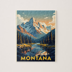 Quebra-cabeça Cenário Deslumbrante de Montana