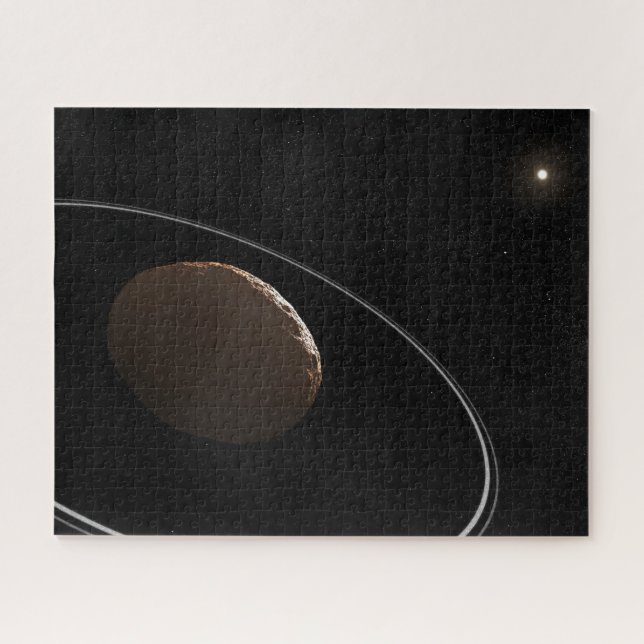 Quebra-cabeça Centaur 1099 Chariklo E Seus Anéis. (Horizontal)