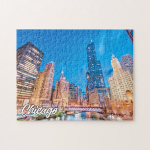 Quebra-cabeça Centro Chicago, Illinois, Estados Unidos