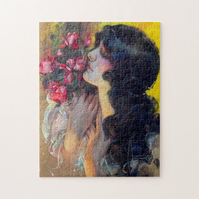 Quebra-cabeça cerca de 1910 sonho de rosas (Vertical)