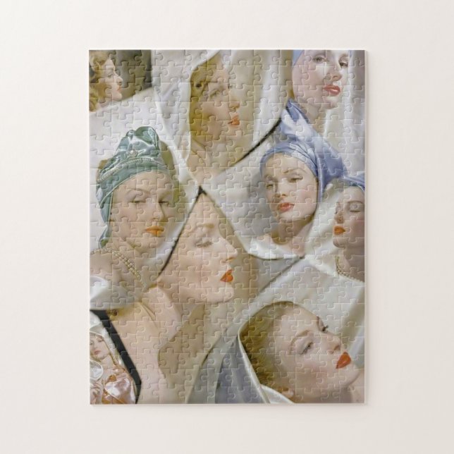 Quebra-cabeça cerca de 1940 mulheres bonitas (Vertical)