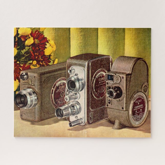 Quebra-cabeça cerca de 1950 câmaras de cinema caseiras (Horizontal)