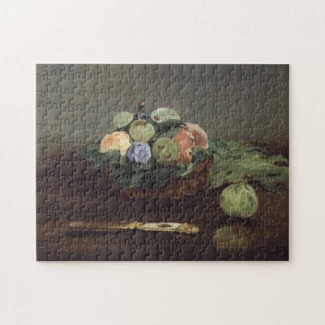 Quebra-cabeça Cesta de Fruta de Edouard Manet (Horizontal)