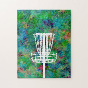Quebra-cabeça Cesta de Golfe de Disco Colorida