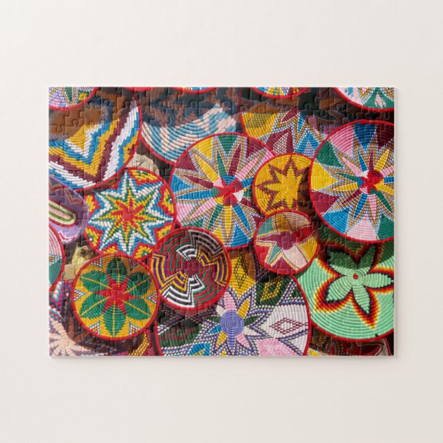 Quebra-cabeça Cestos Etíopes Tradicionais (Horizontal)