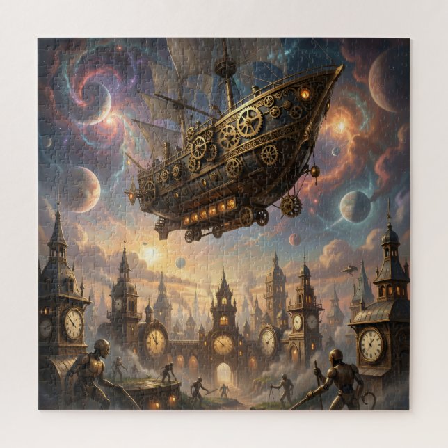 Quebra-cabeça céus de relógio puzzle (Vertical)