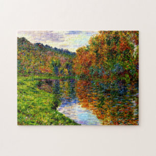 Quebra-cabeça Cezanne - Braço do Jeufosse, Autumn,