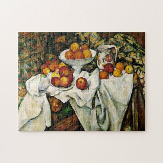 Quebra-cabeça Cezanne - Maçãs e Laranjas, (Horizontal)