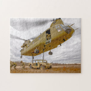 Quebra-cabeça CH-47F CHINOOK (11x14 POLEGADAS)