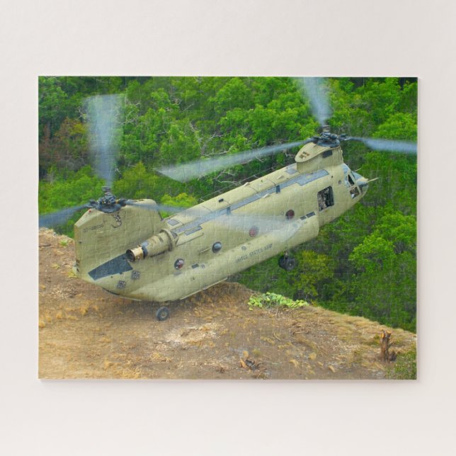 Quebra-cabeça CH-47F CHINOOK (16x20 POLEGADAS) (Horizontal)