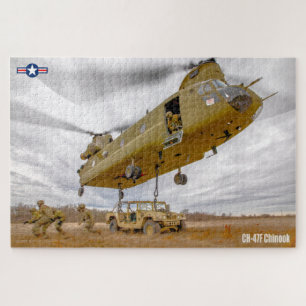 Quebra-cabeça CH-47F CHINOOK (20x30 POLEGADAS)