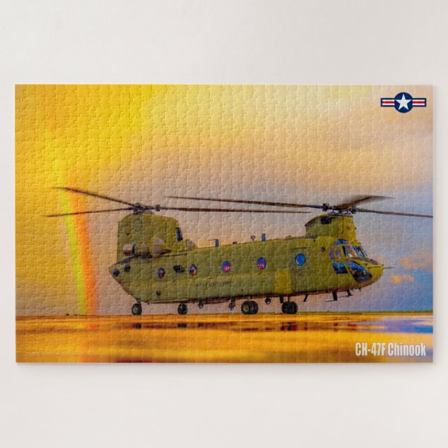 Quebra-cabeça CH-47F CHINOOK (20x30 POLEGADAS) (Horizontal)