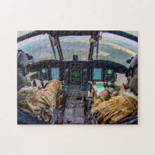 Quebra-cabeça CH-47F COCKPIT CHINOOK (11x14 POLEGADAS)