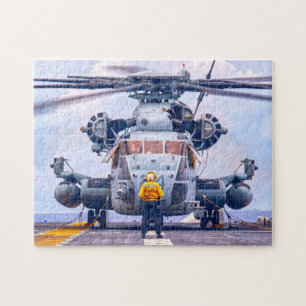 Quebra-cabeça CH-53E SUPER STALLION (11x14 POLEGADAS)