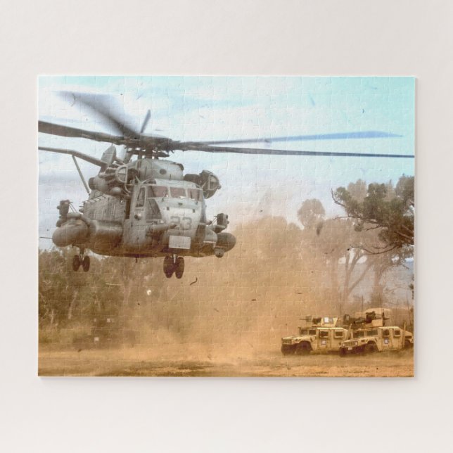 Quebra-cabeça CH-53E SUPER STALLION (16x20 POLEGADAS) (Horizontal)