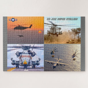 Quebra-cabeça CH-53E SUPER STALLION (20x30 POLEGADAS)