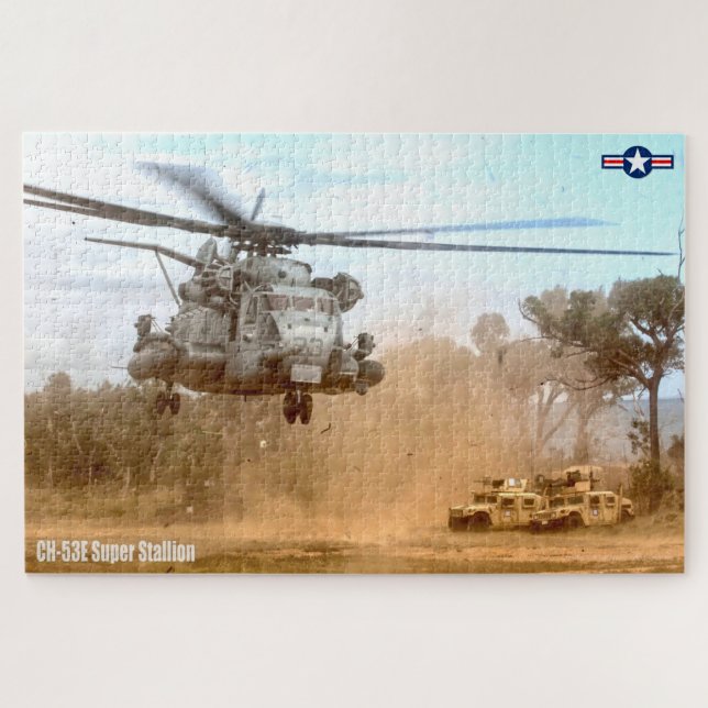 Quebra-cabeça CH-53E SUPER STALLION (20x30 POLEGADAS) (Horizontal)