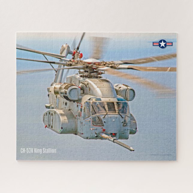 Quebra-cabeça CH-53K KING STALLION (16x20 POLEGADAS) (Horizontal)