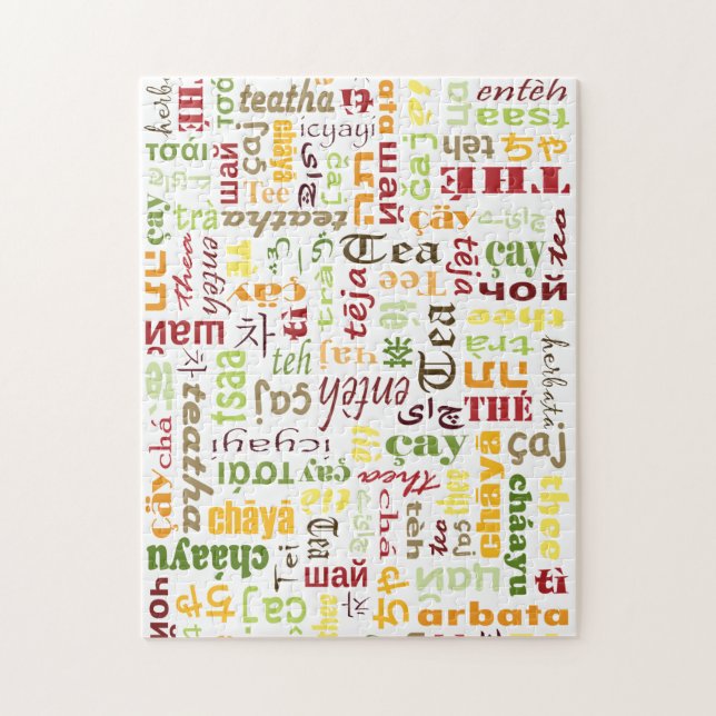 Quebra-cabeça Chá (Vertical)