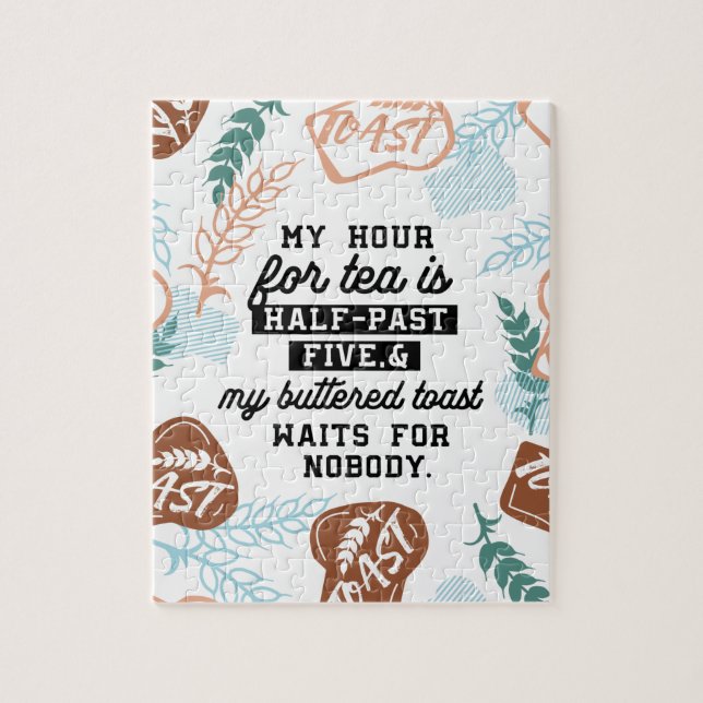 Quebra-cabeça Chá e aspas de brinde (Vertical)