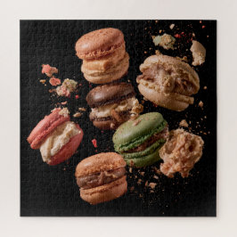 Quebra-cabeça Champagne & Macarons