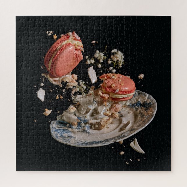 Quebra-cabeça Champagne & Macarons (Vertical)