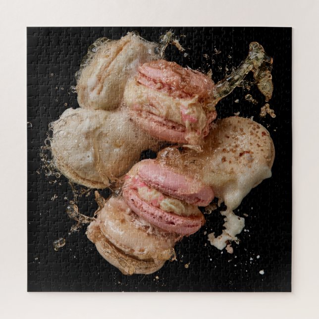 Quebra-cabeça Champagne & Macarons (Vertical)