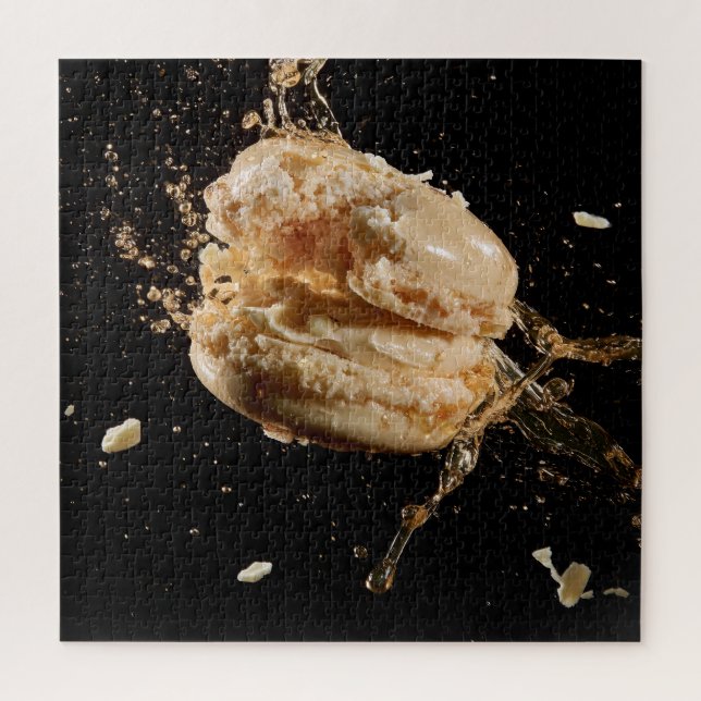Quebra-cabeça Champagne & Macarons (Vertical)