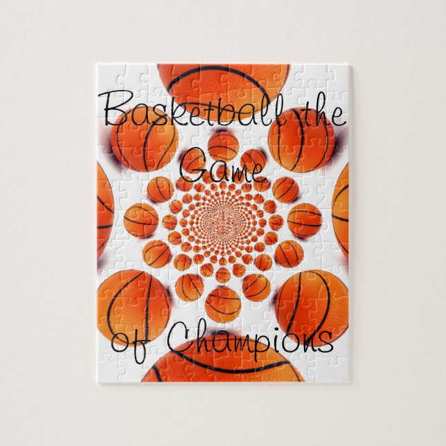 Quebra-cabeça Champion Court Vision: Jogo de basquete para campe (Vertical)