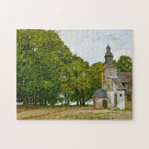 Quebra-cabeça Chapel Notre-Dame-de-Grâce Honfleur Monet Fine Ar