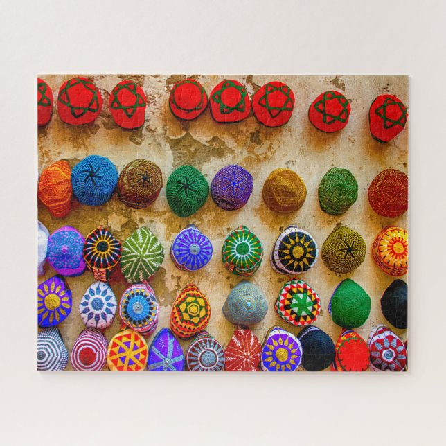 Quebra-cabeça Chapéus taqiyah marroquinos (Horizontal)