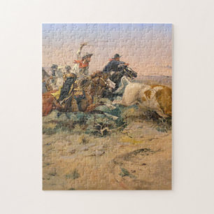 Quebra-cabeça Charles Marion Russell - Herd Sair
