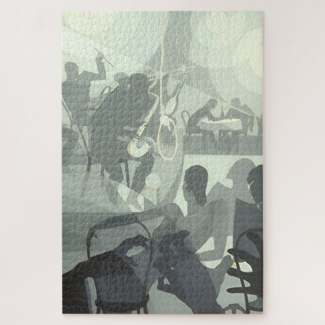 Quebra-cabeça Charleston – 1928 Arte de Aaron Douglas (Vertical)