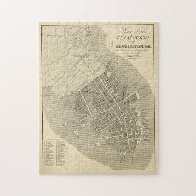 Quebra-cabeça Charleston, Carolina do Sul (Vertical)