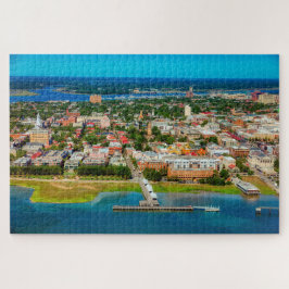 Quebra-cabeça Charleston South Carolina City Skyline Photo