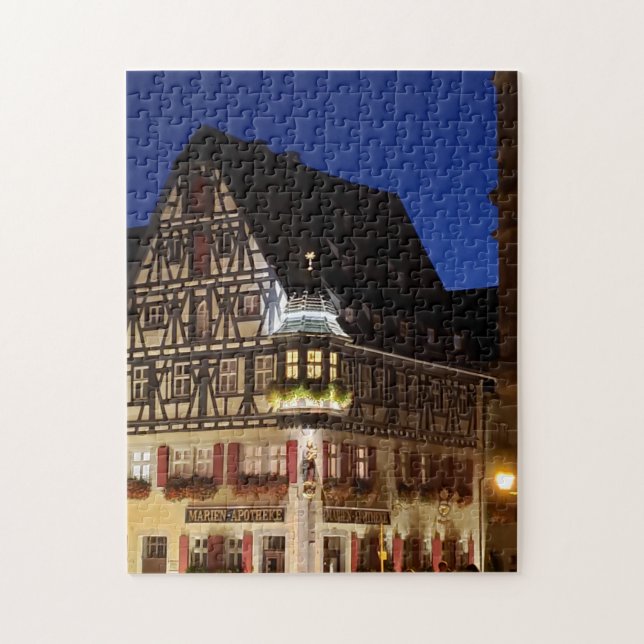 Quebra-cabeça Charme da Aldeia Bávara Puzzle, 28 cm x 35,5 cm (Vertical)