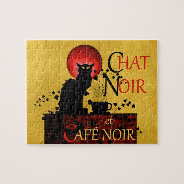 Quebra-cabeça Chat Noir et Café Noir (Horizontal)
