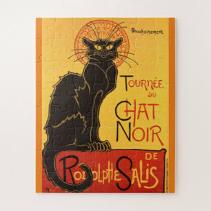 Quebra-cabeça Chat Noir Steinlen Belle Epoque Vintage Art