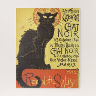 Quebra-cabeça Chat Noir Steinlen Belle Epoque Vintage Art