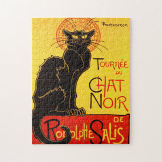 Quebra-cabeça Chat Noir Vintage Retro Belle Epoque Vintage Cat