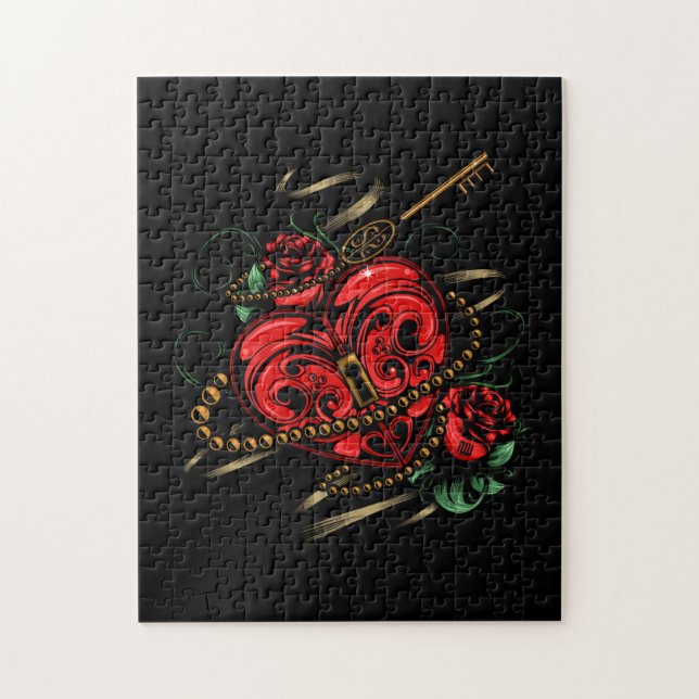 Quebra-cabeça Chave do Meu Coração (Vertical)