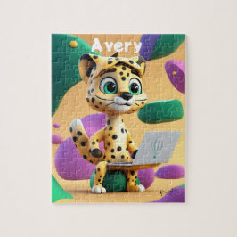 Quebra-cabeça Cheeta lê e-mail