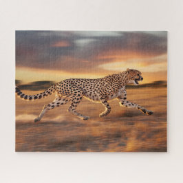 Quebra-cabeça Cheetah Sprinting