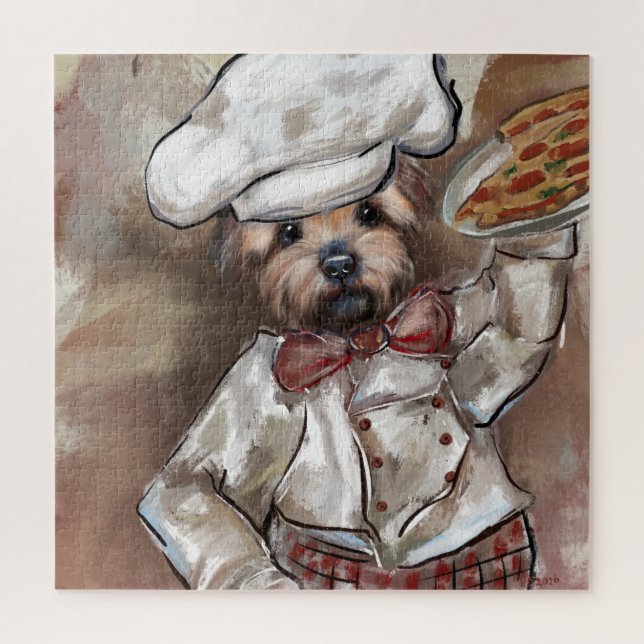 Quebra-cabeça Chef Yorkie (Vertical)