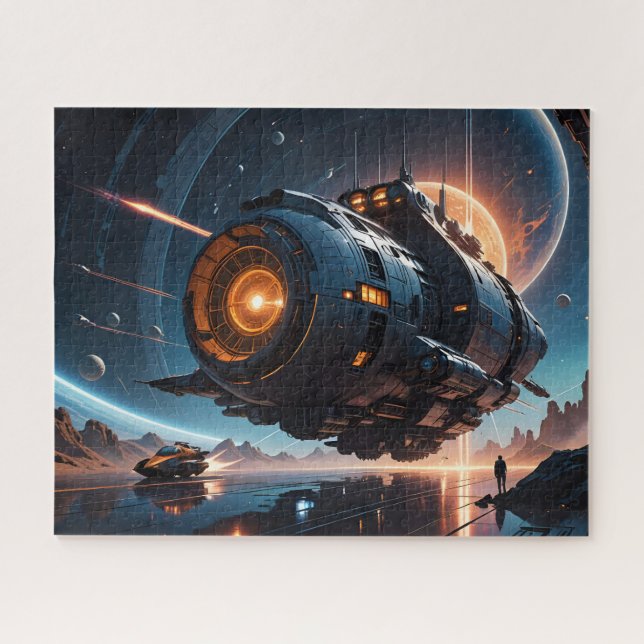 Quebra-cabeça Chegando para um Aterrissagem (Horizontal)