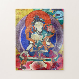 Quebra-cabeça Chenrezing Buddha, Vintage Heruka & Tibet /Dharma